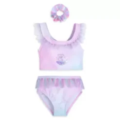 Disney Store Elsa 3-Piece Swim Set For Kids, Frozen 2