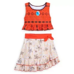 Disney Store Moana 3-Piece Adaptive Swimsuit For Kids