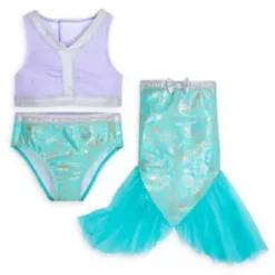 Disney Store The Little Mermaid 3-Piece Adaptive Swimsuit For Kids