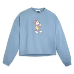 Disney Store Mickey Mouse Genuine Mousewear Ladies' Blue Sweatshirt