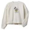 Disney Store Mickey Mouse Genuine Mousewear Ladies' White Sweatshirt 2 Disney Store Mickey Mouse Genuine Mousewear Ladies' White Sweatshirt -Disney 2325049200007M