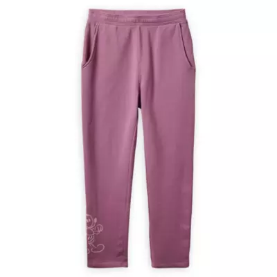 Disney Store Mickey Mouse Genuine Mousewear Ladies' Plum Jogging Bottoms 3 Disney Store Mickey Mouse Genuine Mousewear Ladies' Plum Jogging Bottoms