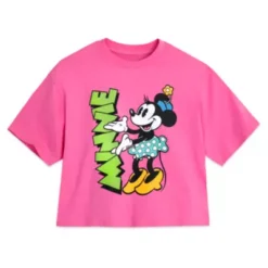 Disney Store Minnie Mouse Ladies' Pink T-Shirt