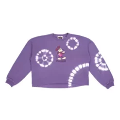 Disney Store Mickey Mouse Genuine Mousewear Ladies' Tie-Dye Sweatshirt