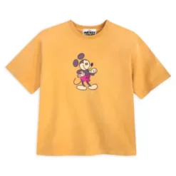 Disney Store Mickey Mouse Genuine Mousewear Ladies' Yellow T-Shirt