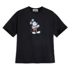 Disney Store Mickey Mouse Genuine Mousewear Ladies' Black T-Shirt