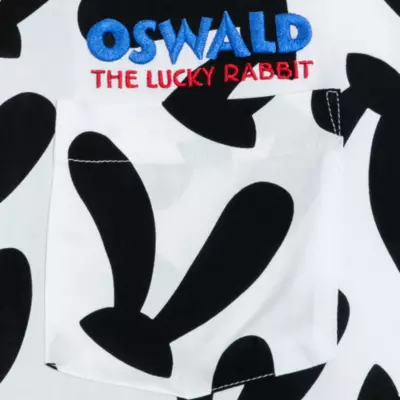 Oswald The Lucky Rabbit Disney100 Woven Shirt For Adults 6 Oswald The Lucky Rabbit Disney100 Woven Shirt For Adults - Image 4