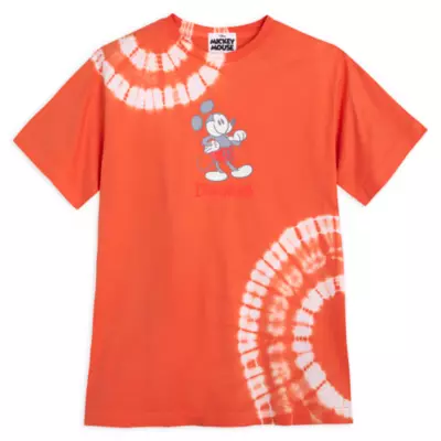 Disney Store Mickey Mouse Genuine Mousewear Tie-Dye T-Shirt For Adults 3 Disney Store Mickey Mouse Genuine Mousewear Tie-Dye T-Shirt For Adults