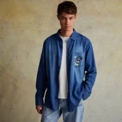 Disney Parks Her Universe Mickey And Pluto Comic Denim Shirt For Adults 10 Disney Parks Her Universe Mickey And Pluto Comic Denim Shirt For Adults -Disney 2403052050009M 2