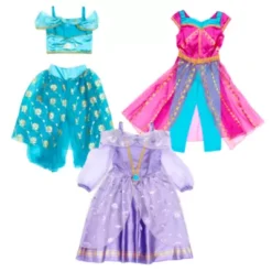 Disney Store Princess Jasmine Costume Story Set For Kids, Aladdin