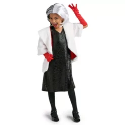 Disney Store Cruella De Vil Costume For Kids, 101 Dalmatians