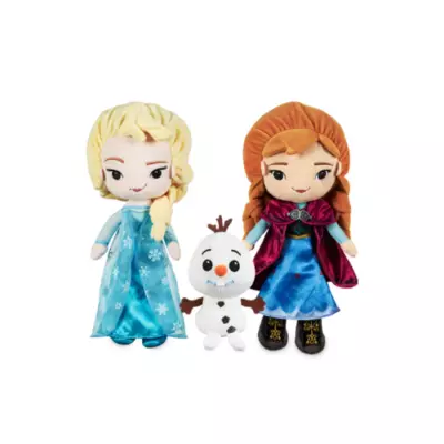 Disney Store Frozen Soft Toy Set 3 Disney Store Frozen Soft Toy Set
