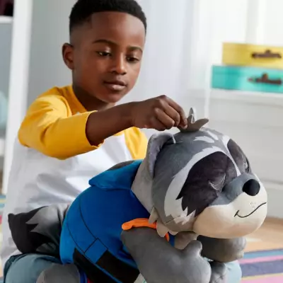 Disney Store Rocket Cuddleez Large Soft Toy, Guardians Of The Galaxy Vol. 3 8 Disney Store Rocket Cuddleez Large Soft Toy, Guardians Of The Galaxy Vol. 3 - Image 6