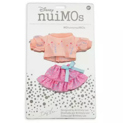 Disney Store NuiMOs Small Soft Toy Floral Skirt And Top Outfit By Brittney Lee 5 Disney Store NuiMOs Small Soft Toy Floral Skirt And Top Outfit By Brittney Lee - Image 3