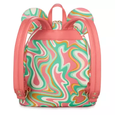 Loungefly Mickey Mouse Swirl Mini Backpack 5 Loungefly Mickey Mouse Swirl Mini Backpack - Image 3