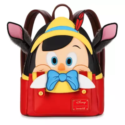 Loungefly Pinocchio Disney100 Decades Mini Backpack, 3 Of 10 3 Loungefly Pinocchio Disney100 Decades Mini Backpack, 3 Of 10