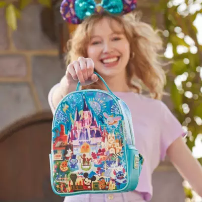 Loungefly Disney Parks Mini Backpack By Joey Chou 4 Loungefly Disney Parks Mini Backpack By Joey Chou - Image 2
