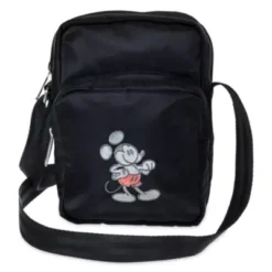 Disney Store Mickey Mouse Genuine Mousewear Black Crossbody Bag