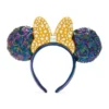 Walt Disney World 50th Anniversary Minnie Mouse Jewelled Ears Headband For Adults