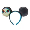 Disney Parks Jack Skellington Mickey Mouse Ears Headband For Adults