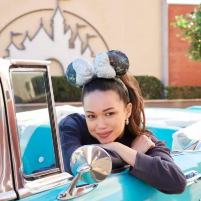 Disneyland Resort Minnie Mouse Disney100 Ears Headband For Adults 4 Disneyland Resort Minnie Mouse Disney100 Ears Headband For Adults - Image 2