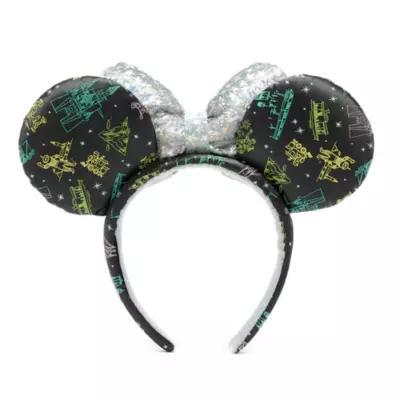 Disneyland Resort Minnie Mouse Disney100 Ears Headband For Adults 5 Disneyland Resort Minnie Mouse Disney100 Ears Headband For Adults - Image 3