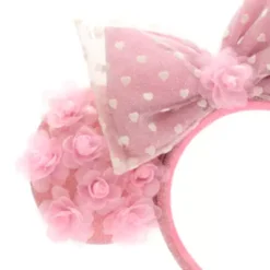 Disney Parks Minnie Mouse Hearts And Flowers Ears Headband For Adults 9 Disney Parks Minnie Mouse Hearts And Flowers Ears Headband For Adults -Disney 428403698660 3
