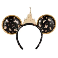 Walt Disney World 50th Anniversary Mickey And Friends Grand Finale Ears Headband For Adults