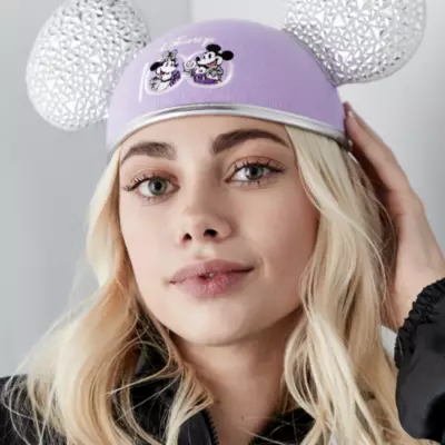 Mickey And Minnie Disney100 Celebration Ears Hat For Adults 4 Mickey And Minnie Disney100 Celebration Ears Hat For Adults - Image 2