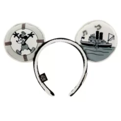 Mickey Mouse Steamboat Willie Disney100 Decades Ears Headband For Adults, 1 Of 10 8 Mickey Mouse Steamboat Willie Disney100 Decades Ears Headband For Adults, 1 Of 10 -Disney 428403779437 2