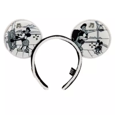 Mickey Mouse Steamboat Willie Disney100 Decades Ears Headband For Adults, 1 Of 10 3 Mickey Mouse Steamboat Willie Disney100 Decades Ears Headband For Adults, 1 Of 10