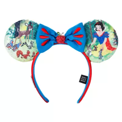 Snow White Mickey Mouse Disney100 Decades Ears Headband For Adults, 2 Of 10 3 Snow White Mickey Mouse Disney100 Decades Ears Headband For Adults, 2 Of 10