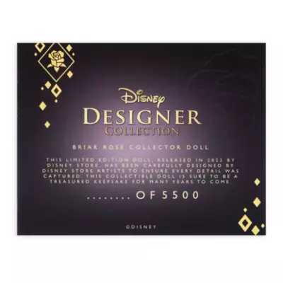 Disney Store Briar Rose Ultimate Princess Celebration Limited Edition Doll 13 Disney Store Briar Rose Ultimate Princess Celebration Limited Edition Doll - Image 11