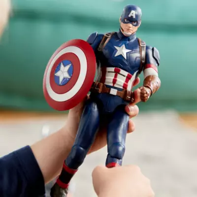 Disney Store Captain America Talking Action Figure 4 Disney Store Captain America Talking Action Figure - Image 2