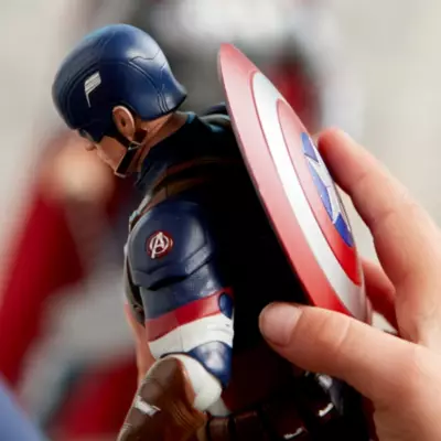 Disney Store Captain America Talking Action Figure 8 Disney Store Captain America Talking Action Figure - Image 6