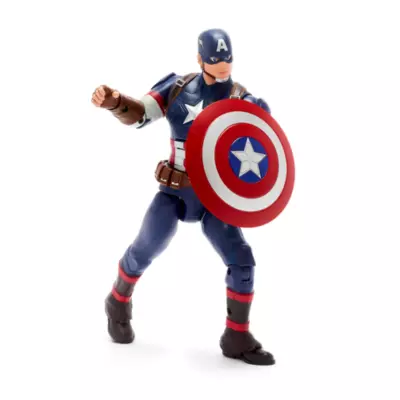 Disney Store Captain America Talking Action Figure 3 Disney Store Captain America Talking Action Figure