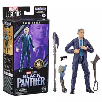 Hasbro Everett Ross 6'' Marvel Legends Series Action Figure, Black Panther 10 Hasbro Everett Ross 6'' Marvel Legends Series Action Figure, Black Panther - Image 8