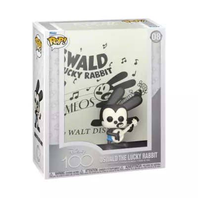 Funko Oswald The Lucky Rabbit Disney100 Pop! Vinyl Figure With Art Cover 4 Funko Oswald The Lucky Rabbit Disney100 Pop! Vinyl Figure With Art Cover - Image 2