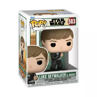 Funko Luke Skywalker And Grogu Pop! Vinyl Figure, Star Wars: The Book Of Boba Fett 4 Funko Luke Skywalker And Grogu Pop! Vinyl Figure, Star Wars: The Book Of Boba Fett - Image 2