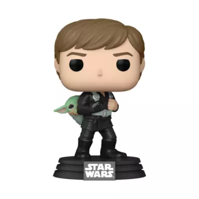 Funko Luke Skywalker And Grogu Pop! Vinyl Figure, Star Wars: The Book Of Boba Fett 3 Funko Luke Skywalker And Grogu Pop! Vinyl Figure, Star Wars: The Book Of Boba Fett
