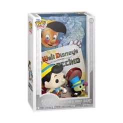 Funko Pinocchio And Jiminy Cricket Disney100 Pop! Vinyl Figure With Movie Poster