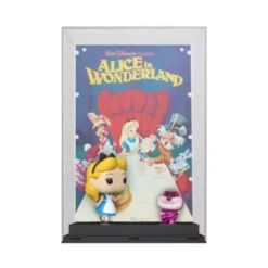 Funko Alice With Cheshire Cat Disney100 Pop! Vinyl Figure With Movie Poster, Alice In Wonderland