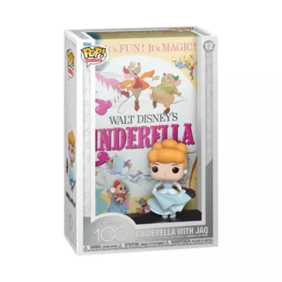 Funko Cinderella With Jaq Disney100 Pop! Vinyl Figure With Movie Poster 4 Funko Cinderella With Jaq Disney100 Pop! Vinyl Figure With Movie Poster - Image 2