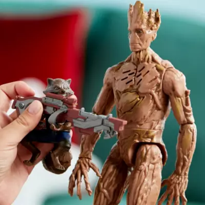 Disney Store Rocket And Groot Talking Action Figure, Guardians Of The Galaxy Vol. 3 4 Disney Store Rocket And Groot Talking Action Figure, Guardians Of The Galaxy Vol. 3 - Image 2