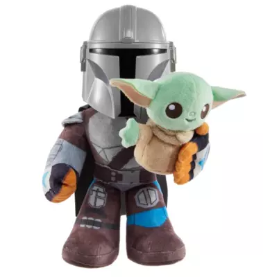 MATTEL Mandalorian And Grogu Clan Of Two Feature Soft Toys, Star Wars 4 MATTEL Mandalorian And Grogu Clan Of Two Feature Soft Toys, Star Wars - Image 2