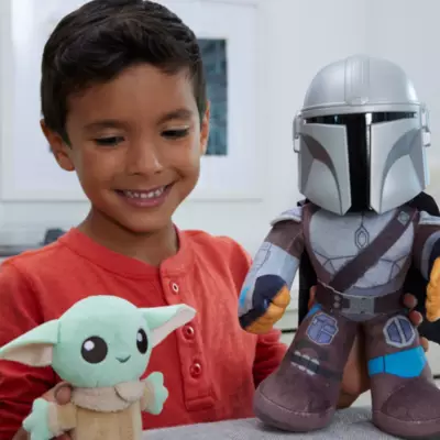 MATTEL Mandalorian And Grogu Clan Of Two Feature Soft Toys, Star Wars 8 MATTEL Mandalorian And Grogu Clan Of Two Feature Soft Toys, Star Wars - Image 6