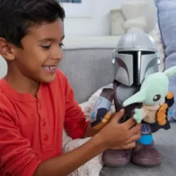 MATTEL Mandalorian And Grogu Clan Of Two Feature Soft Toys, Star Wars 18 MATTEL Mandalorian And Grogu Clan Of Two Feature Soft Toys, Star Wars -Disney 461034168997 7