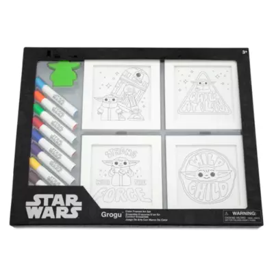 Disney Store Grogu Colour Frame Set, Star Wars: The Mandalorian 4 Disney Store Grogu Colour Frame Set, Star Wars: The Mandalorian - Image 2