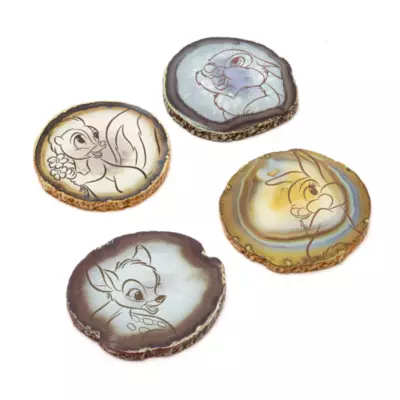 Disney Parks Bambi Comfy And Cozy Coasters, Set Of 4 3 Disney Parks Bambi Comfy And Cozy Coasters, Set Of 4