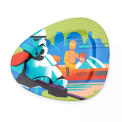 Disney Store Star Wars: Under The Twin Suns Plates By Jeff Granito, Set Of 4 6 Disney Store Star Wars: Under The Twin Suns Plates By Jeff Granito, Set Of 4 - Image 4